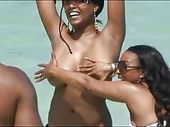 Big black boobs flashung miami beach